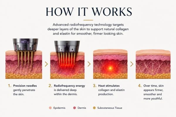 Diagram of how Collagen Lift Therapy Hampton Wick works
