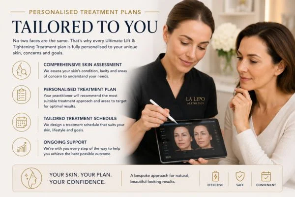 book a consultation about your ultimate lift and tighten treatment Hampton Wick